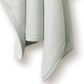 Organic Stripe Rib Bunny Rug | Fern