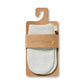 Fern organic stripe rib mittens
