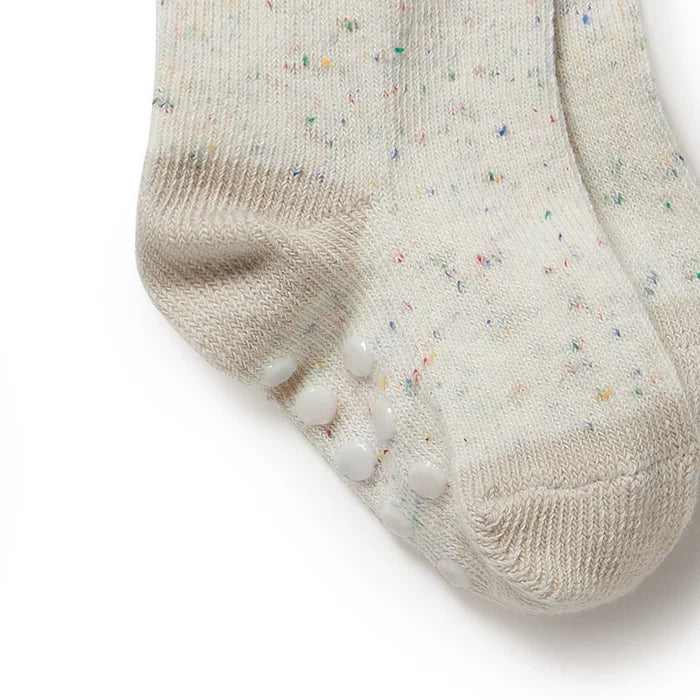 3 Pack Baby Socks | Clay