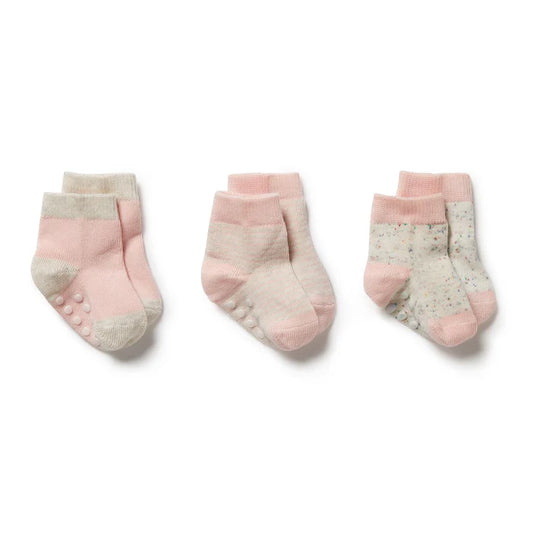 3 Pack Baby Socks | Cantaloupe