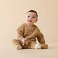 Honey Fawn Organic Quilted Sweat