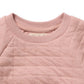 Rose Organic Quilted Sweat