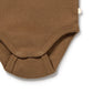 Nutmeg Organic Rib Long Sleeved Bodysuit