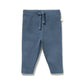 Twilight Blue Organic Rib Legging