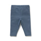 Twilight Blue Organic Rib Legging