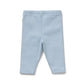 Storm Blue Organic Rib Legging