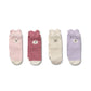 Girls Organic 4 Pack Baby Socks