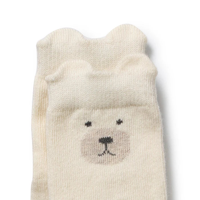 Girls Organic 4 Pack Baby Socks