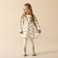 Buttermilk Organic Ribbed Tights