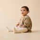 Buttermilk Organic Ribbed Tights