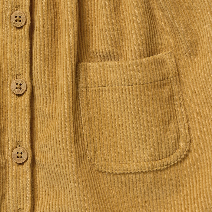Amber Glow Organic Cord Dress