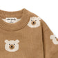 Beary Cute Organic Knitted Jacquard Jumper