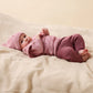 Rhubarb & Cream Ruffle Jumper