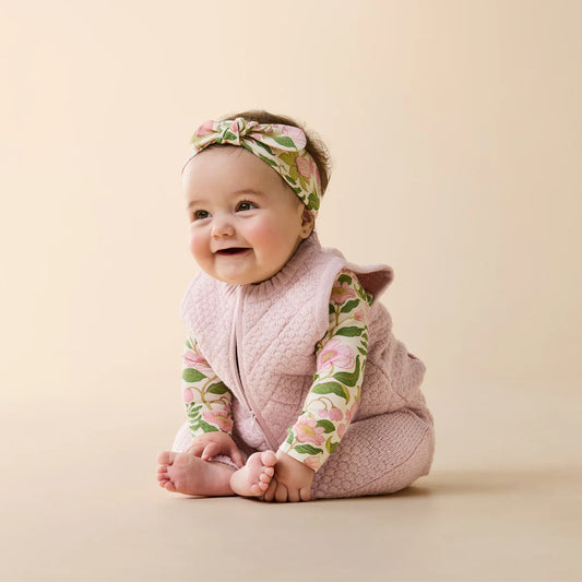 Marshmellow Organic Knitted Bubble Vest