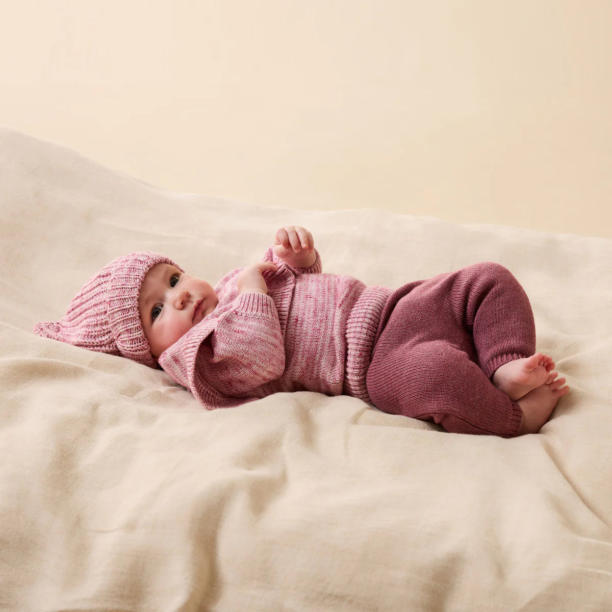 Rhubarb Organic Knitted Legging