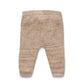 Organic Knitted Legging - Sandstone