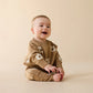 Beary Cute Organic Knitted Jacquard Legging