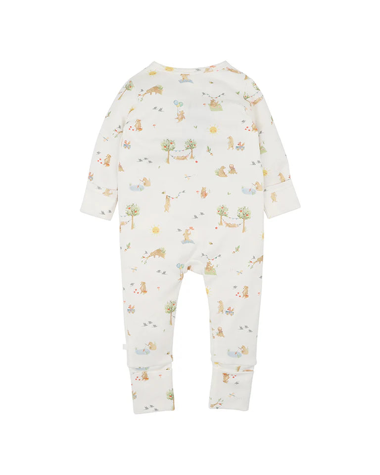 BEAR ORGANIC LS ZIPSUIT