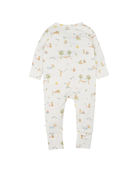 BEAR ORGANIC LS ZIPSUIT