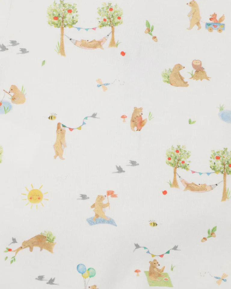 BEAR ORGANIC LS ZIPSUIT