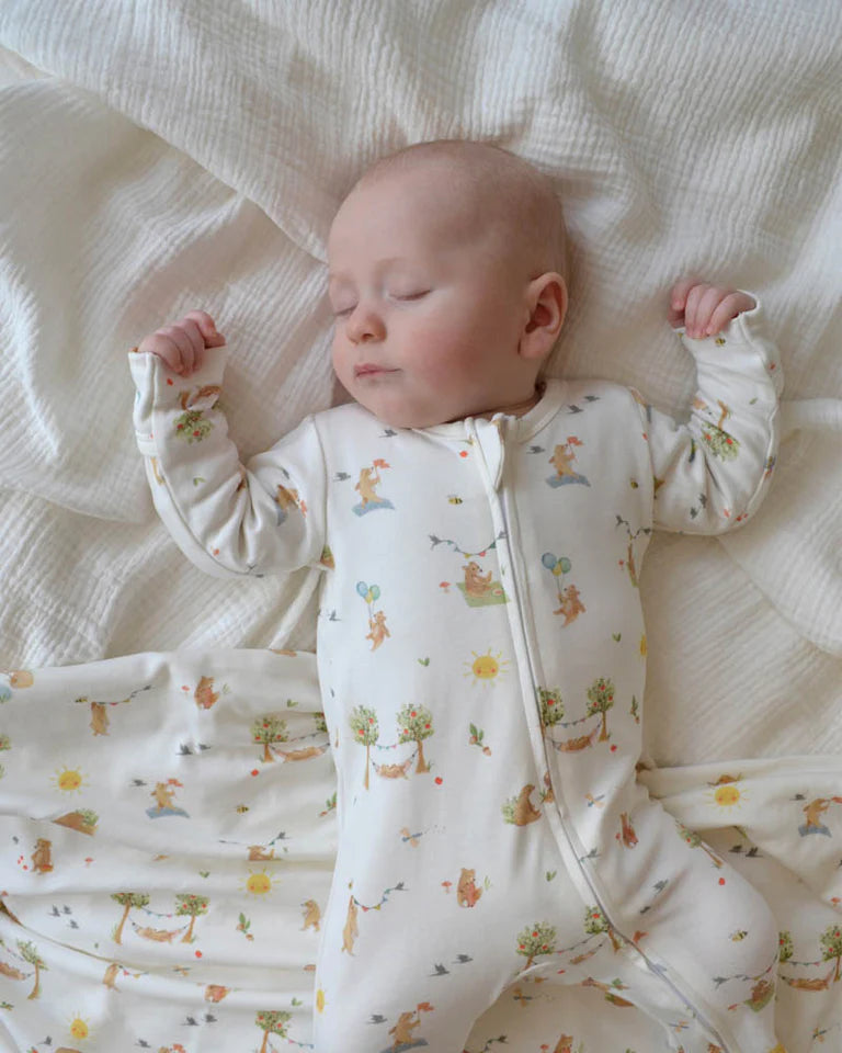 BEAR ORGANIC LS ZIPSUIT