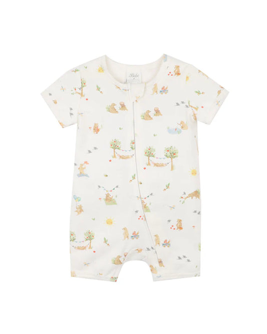 BEAR ORGANIC SS ZIPSUIT