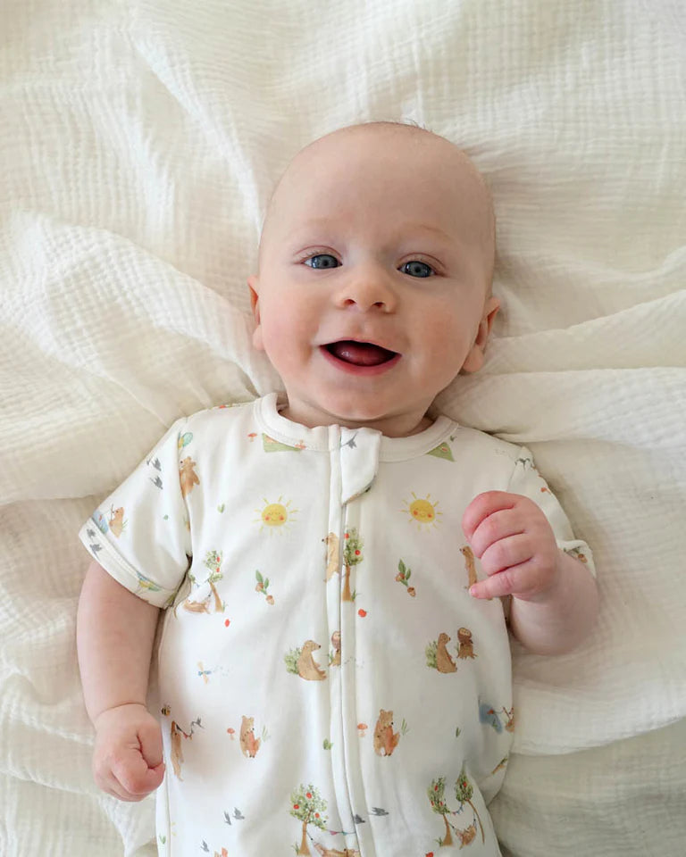 BEAR ORGANIC SS ZIPSUIT