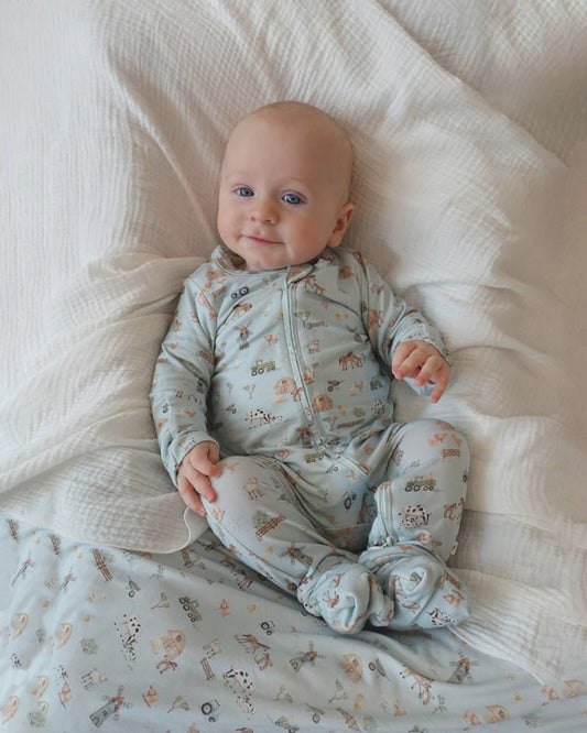 FARM  ECOCOSY LS ZIPSUIT