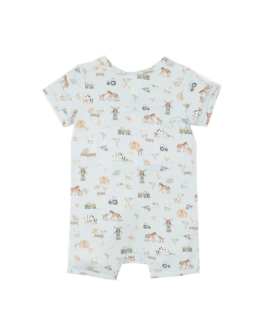 FARM ECOCOSY SS ZIPSUIT