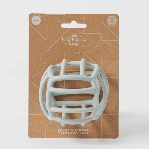 Selby Silicone Teething ball - blue