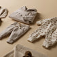 Oatmeal Organic Terry Hooded Sweat