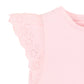 PINK BROIDERY TEE