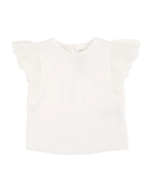 SNOW BROIDERY TEE