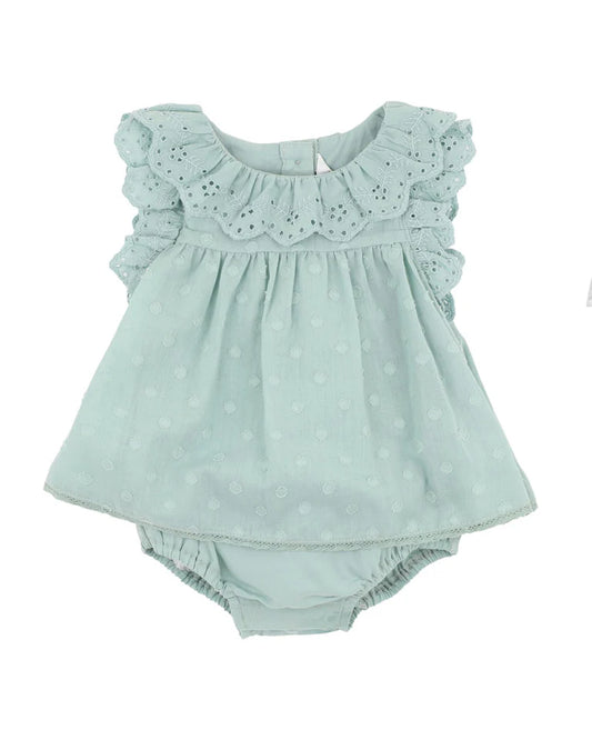 ANYA DOBBY OVERLAY BODYSUIT