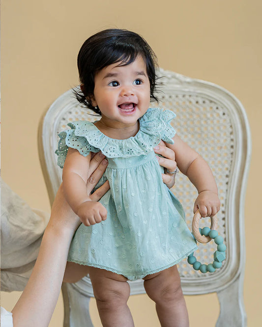 ANYA DOBBY OVERLAY BODYSUIT
