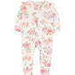 ANYA BLOOM ORGANIC LS ZIP ZIPSUIT