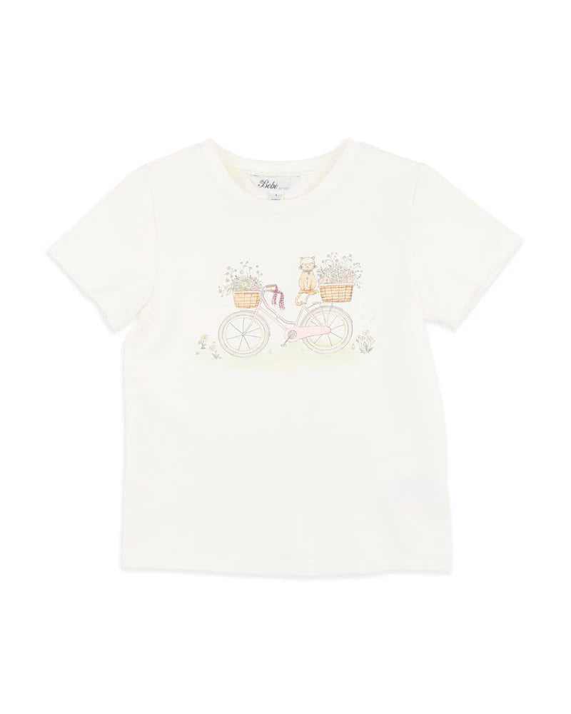 TESS BICYCLE TEE 3-7YRS