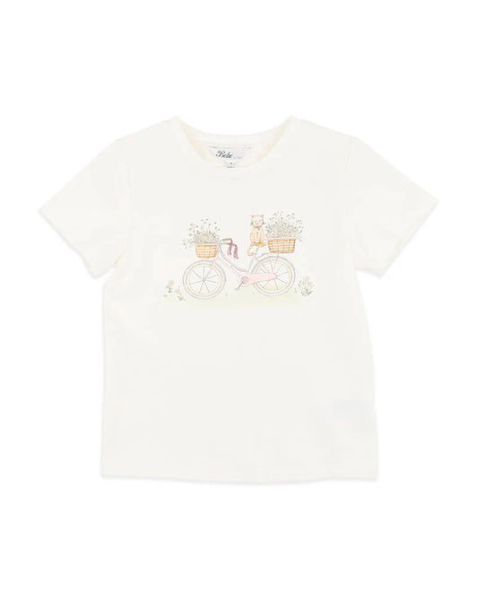 TESS BICYCLE TEE 3-7YRS