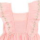 TESS EMB. FRILL DRESS 3-7YRS