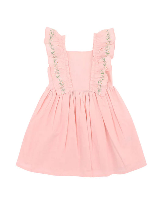 TESS EMB. FRILL DRESS