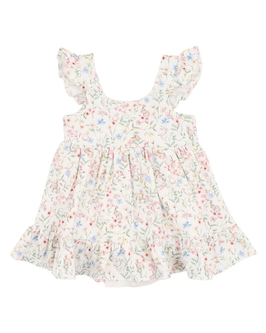 BONNIE ORGANIC OVERLAY DRESS