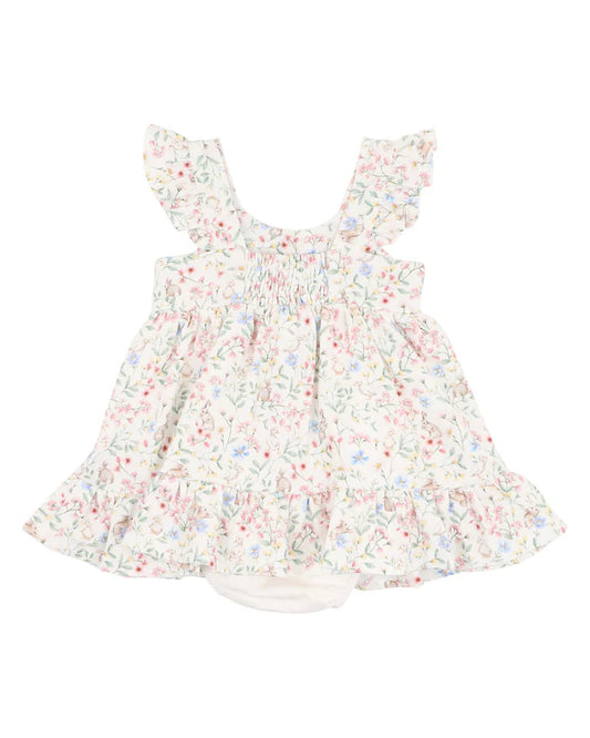 BONNIE ORGANIC OVERLAY DRESS