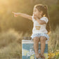 BONNIE ORGANIC FLOWER TEE 3-7 YRS