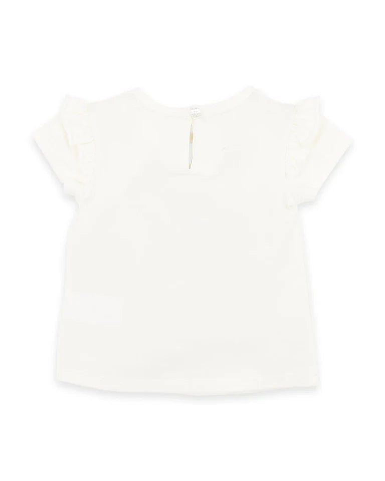 BONNIE ORGANIC FLOWER TEE 3-7 YRS
