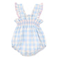 BONNIE CHECK ORGANIC BODYSUIT