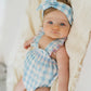 BONNIE CHECK ORGANIC BODYSUIT