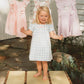 BONNIE CHECK  ORGANIC EMBROIDERED DRESS 3-7 YRS
