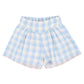 BONNIE CHECK  ORGANIC SHORTS 3-7 YEARS