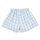 BONNIE CHECK  ORGANIC SHORTS 3-7 YEARS
