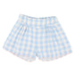 BONNIE CHECK ORGANIC SHORTS